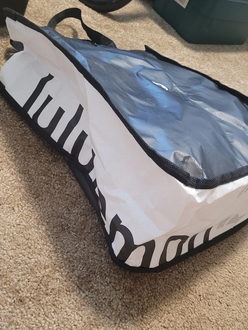 Lululemon Athletica Black ReusableTote Bag